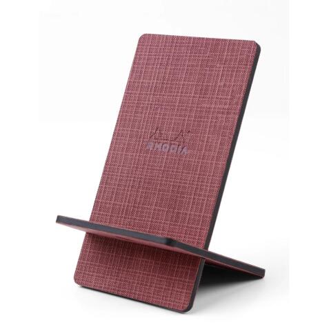 Rhodia collection ORANGE Botanique - support téléphone, 8x8,5x13 cm - Amaranthe