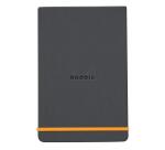 Rhodia Hardcover Webnotepad - 9 x 14 cm ? Lined - Titanium