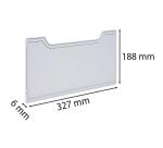 Plaque de recouvrement horizontal A4