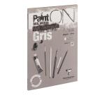 Paint'ON Gris bloc collé 30F A3 250g
