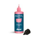 Darwi Flacon de 80 ml de Peinture Acrylique Universelle Opaque - Rose bonbon