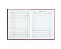 Brochure 320X240 Courrier arrivée 160 pages - Rouge