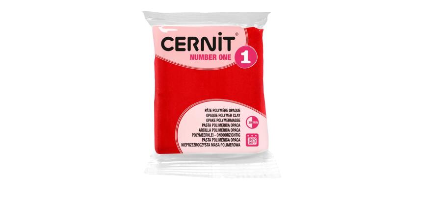 Cernit n°1 56 g Rouge - Rouge
