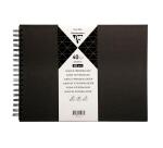 Album à personnaliser de 40 feuilles 185g/m2 au format 32x24cm - Noir
