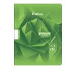 Cahier d'écriture piqué 7000 17x22 cm 32 pages double ligne 2 mm + interligne verticale 70 g - Assortis