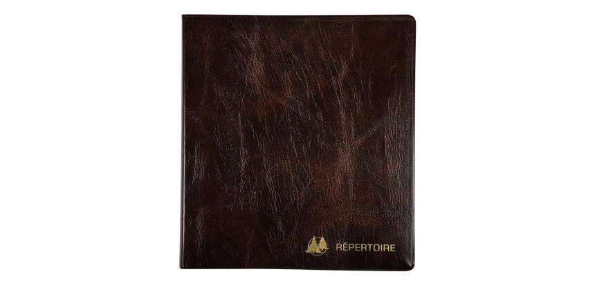 Bradel 21x19cm répertoire téléphone + fax 100 pages