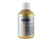 DARWI Flacon de 250 ml de Peinture Textile Métallique - Or