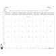 Calendrier Bloc mensuel EasyCal avec feuillets détachables 18 x 24 cm sans support 2026