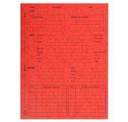 Paquet de 25 dossiers de procédure carte lustrée 25x32cm