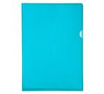 Etui carton de 100 pochettes coin PVC lisse haute résistance 13/100e - A4 - Vert