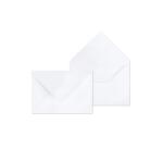 Boite de 500 Enveloppes Blanches B6-120x176mm - Gommées - 90g/m2 - Blanc
