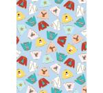 Assortiment 4 papiers foil Noel Maille Xmas - Assortiment