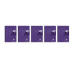 Carnet reliure intégrale EUROPA GLOSSY A5 180 pages détachables micro-perforées ligné + marge