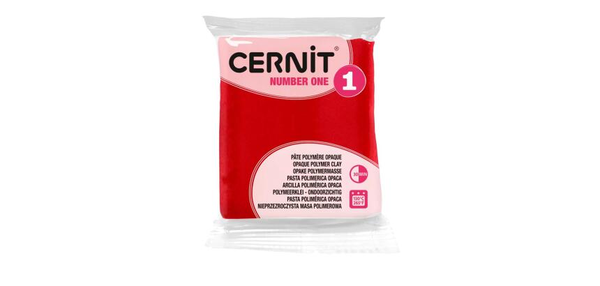 Cernit n°1 56 g Rouge xmas - Rouge X-mas