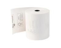 Rotolo per scontrini 1cop term 55g 80x80x12x76 senza fenolo Lunga durata - Bianco