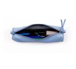 CUIR TEINTÉ Trousse Ø5,5x22 cm Bleu ciel
