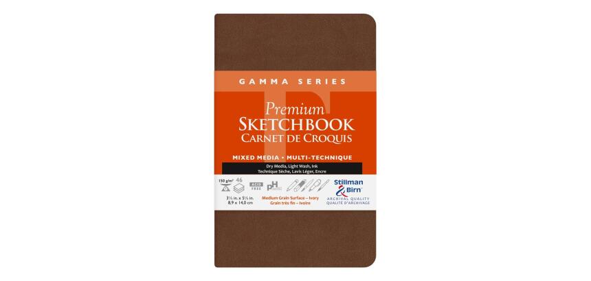 Gamma Series carnet souple 46F 8,9x14cm 150g - Ivoire