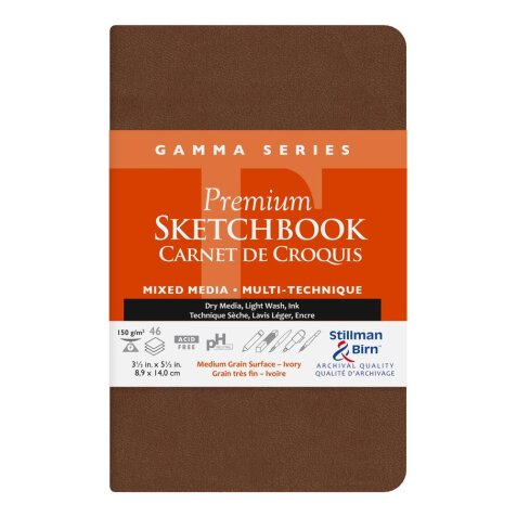 Gamma Series carnet souple 46F 8,9x14cm 150g - Ivoire