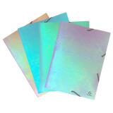 Chemises à élastiques 3 rabats PP Candy Tidy - A3 - Couleurs assorties