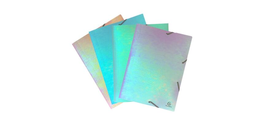 Exacompta Candy Tidy Elasticated Folder with 3 Flaps A3 PP - Assorted colours