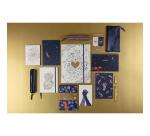 Adolie, Set de 2 carnets cousu fil A5 14,8x21 cm, 64 pages, ligné. Bloom. 1 carnet couverture cuir + 1 carnet couverture carte imprimée, ass.