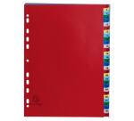 Intercalaires imprimés numériques PP couleurs 31 positions - A4 - Couleurs assorties