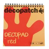 Bloc color Decopad rouge - Rouge