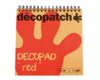 Bloc color Decopad rouge - Rouge