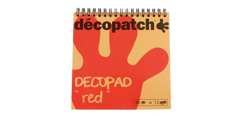 Bloc color Decopad rouge - Rouge