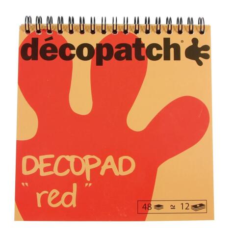 Bloc color Decopad rouge - Rouge