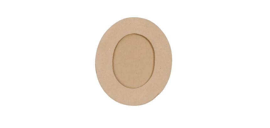 Cadre ovale S 0,8x16,5x19,5cm - Kraft