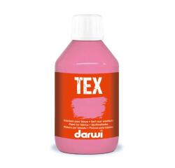 DARWI Flacon de 250 ml de Peinture Textile Opaque - Rose