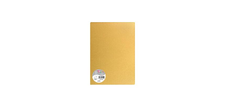 Paquet de 5 feuilles Pollen 210x297mm 120g/m2 - Or