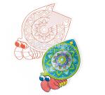 Graffy Pop Mandala 3D, Animaux marins - Bleu