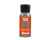 DARWI Flacon de 50 ml de Peinture Textile Opaque - Zinc