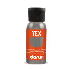 DARWI Flacon de 50 ml de Peinture Textile Opaque - Zinc
