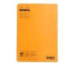 Cahier piqué Rhodia Classic 14,8x21 cm 96 pages ligné non détachables 80g - Orange