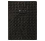 Protège-cahiers grain losange PVC 18/100ème avec porte-étiquette A4