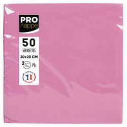 Paquet de 50 serviettes cocktail micro-gaufrées ouate 2 plis - 20x20 cm