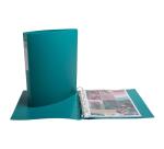 Classeur semi-rigide 4 anneaux PP recyclé Skandi - Couleurs assorties