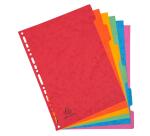 Separadores Cartulina lustrada rígida 5/10º - 400 g/m 2 - Colores surtidos