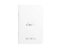 Carnet piqué Rhodia Classic 7,5x12 cm 48p dot non détachables 80g - Blanc