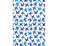 Plaque imprimée Papier 14,5 x 21,5 cm contrecollée sur carton - Couleurs assorties