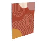 Terracotta, Carnet brochure souple A6 10,5x14,8 cm, 144 pages, ligné, dos brut, ass.