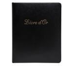 Gästebuch Alpillez, 70 Blatt schwarz, 26x22 cm, Hochformat