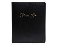 Exacompta Leather 'Livre D'or' Guest Book (French Cover)