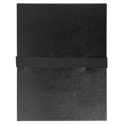 Faldone con patella e dorso estensibile fino a 13cm chiusura con scratch, carta balacron - 24x32cm