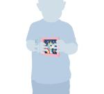 Pix Gallery, Licorne - Bleu