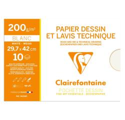 Dessin Technique pochette 10F A3 160g