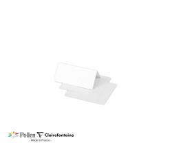 Paquet de 25 marque-places Pollen 85x80mm 210g/m²